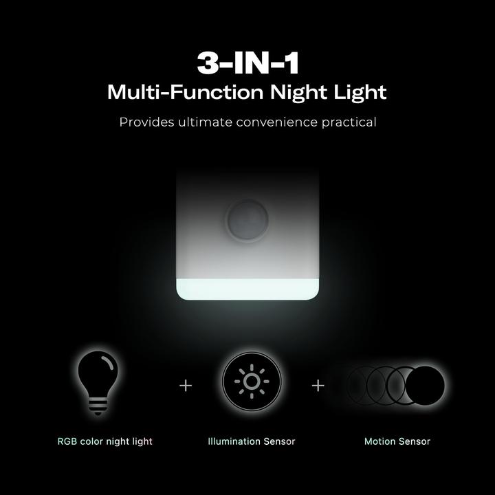 Actual product image Third Reality THIRDREALITY Multi-Function Night Light (Type-F)