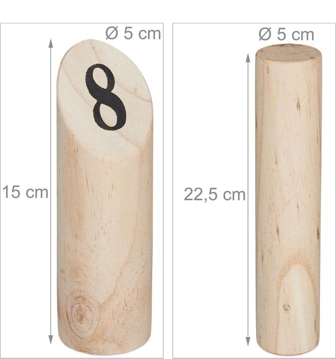 Actual product image Relaxdays Kubb