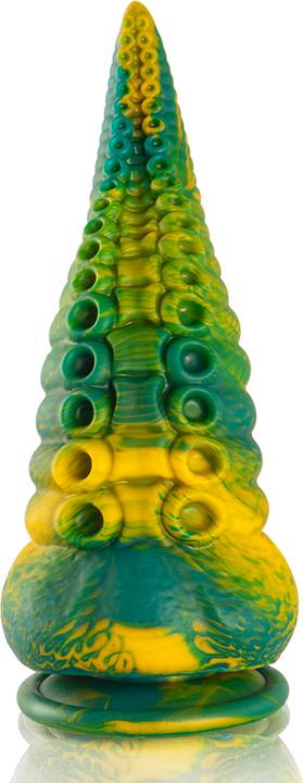 Actual product image Epic Cetus Green Tentacle Dildo, Large Size