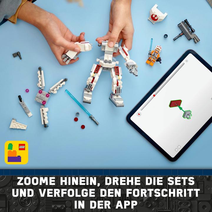 Actual product image LEGO Luke Skywalker's X-Wing Mech (75390, LEGO Star Wars)