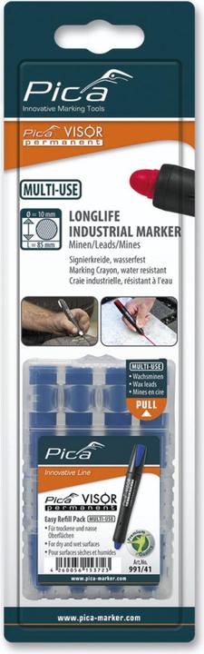 Immagine prodotto Pica Set di ricariche permanenti VISOR, / SB (fluorang-arancio, 10 mm, 4 x)