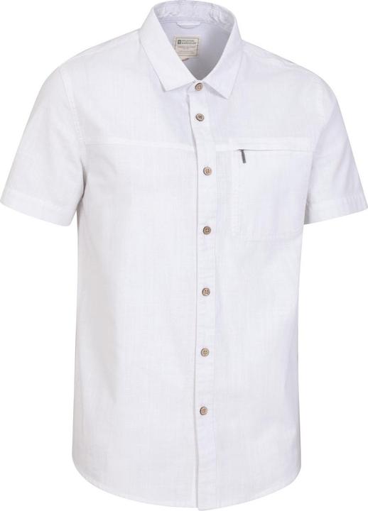 Actual product image Mountain Warehouse Mens Coconut Slub Short-Sleeved Shirt (4XL)