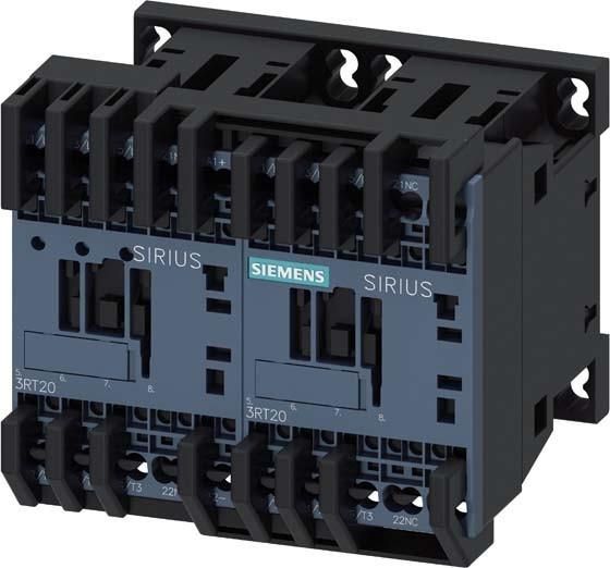 Produktbild Siemens Wendeschütz DC 3kW/AC 24V 7A/AC 3RA2315-8XE30-2BB4