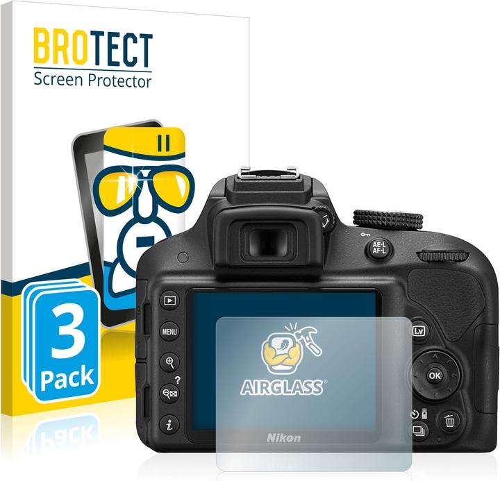 BROTECT AirGlass Panzerglasfolie (Displayschutz, D3300)