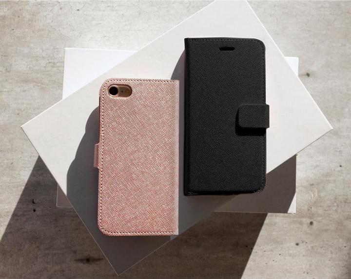 Actual product image Mobiparts Saffiano Wallet Case Huawei P20 Lite Pink (Huawei P20 Lite)