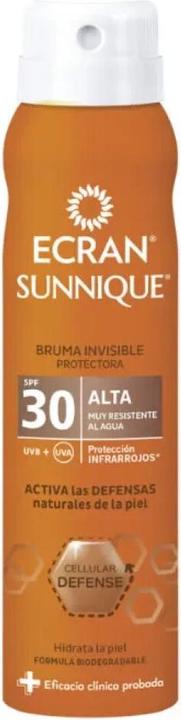 Produktbild Ecran SUNNIQUE proteción aerosol vapo SPF30 75 ml (Sonnenspray, SPF 30, 75 ml)