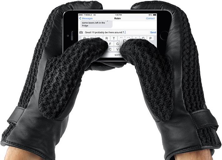 Produktbild Mujjo Leather Crochet Touchscreen (8)