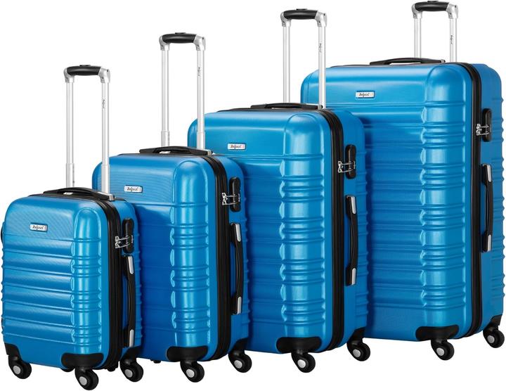 Produktbild Zelsius 4-tlg. Hartschalenkoffer Set (Handgepäck (bis 50l), M (50 - 90l), L (90 - 115l))