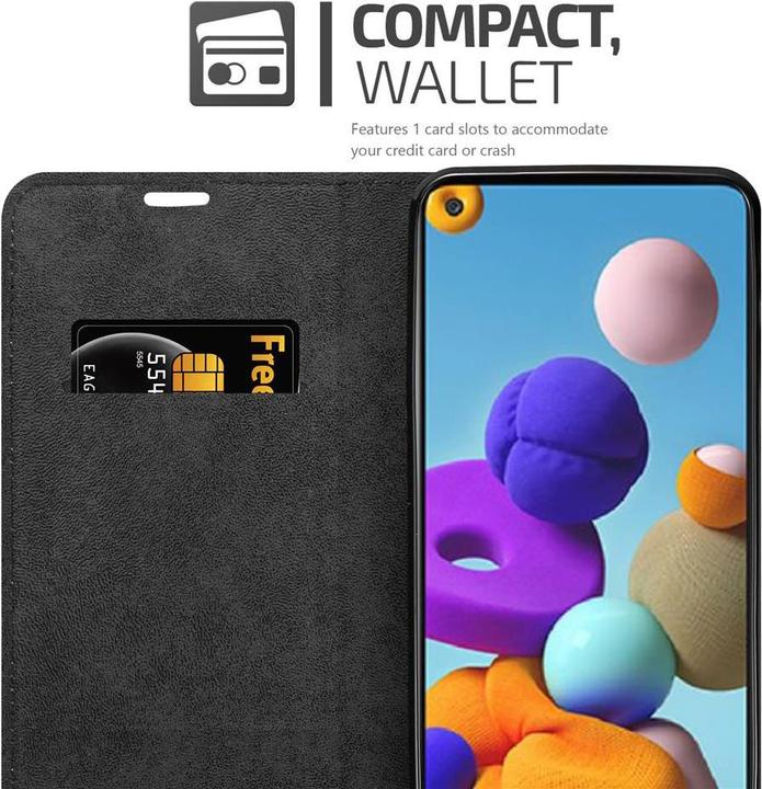 Immagine prodotto Cadorabo Custodia Book invisible Magnet (Samsung Galaxy A21s)