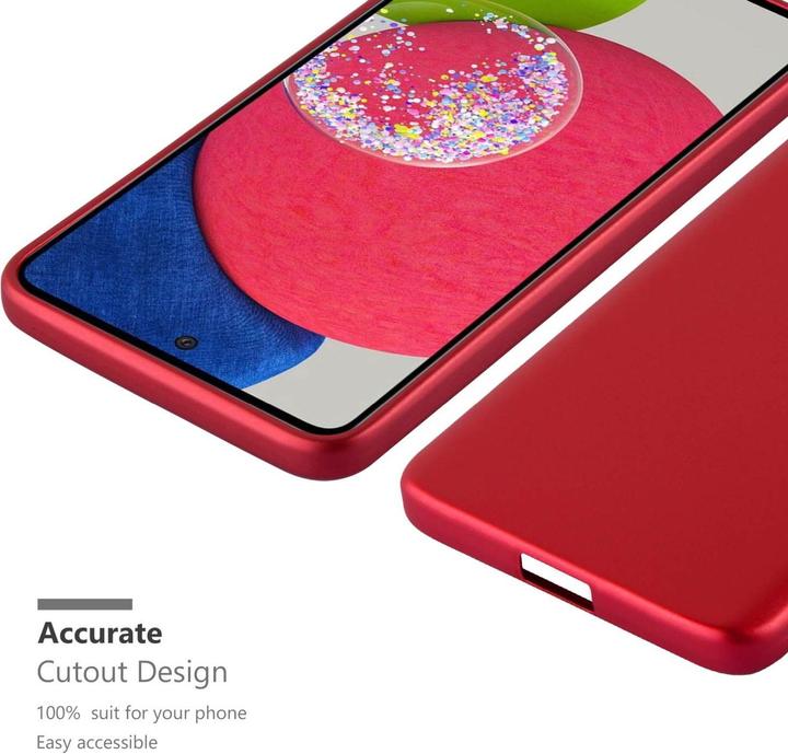 Immagine prodotto Cadorabo Custodia TPU Matt Metallic (Samsung Galaxy A52, Samsung Galaxy A52 5G, Samsung Galaxy A52s 5G)