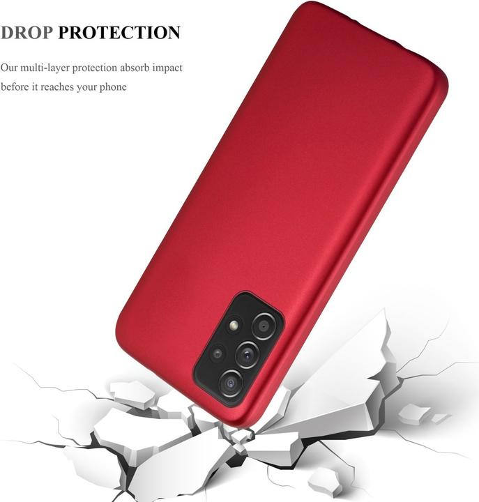 Immagine prodotto Cadorabo Custodia TPU Matt Metallic (Samsung Galaxy A52, Samsung Galaxy A52 5G, Samsung Galaxy A52s 5G)