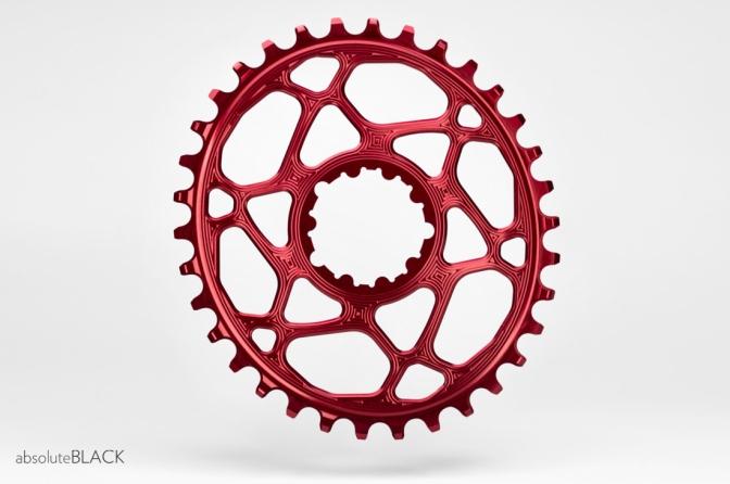 Actual product image AbsoluteBLACK OVAL Sram Direct Mount (6mm offset) (34)