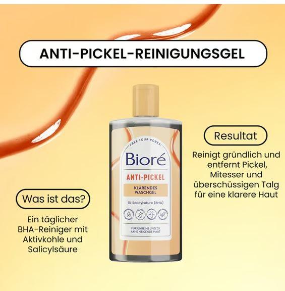 Produktbild Bioré Anti-Pickel Waschgel (Gel, 200 ml)