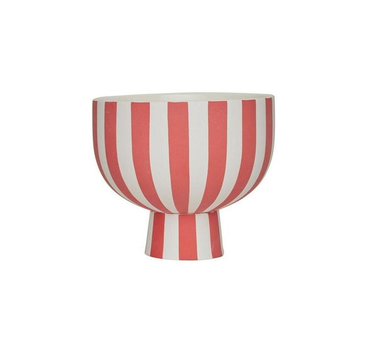 Image du produit Oyoy Bol décoratif Toppu Bowl rouge/blanc (15 x 13 cm)