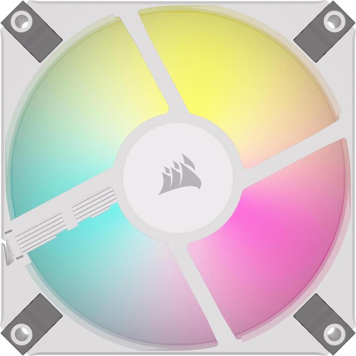 Actual product image Corsair iCUE AF120 RGB Slim 2er wh 120mm CO-9050165-WW (120 mm, 2 x)
