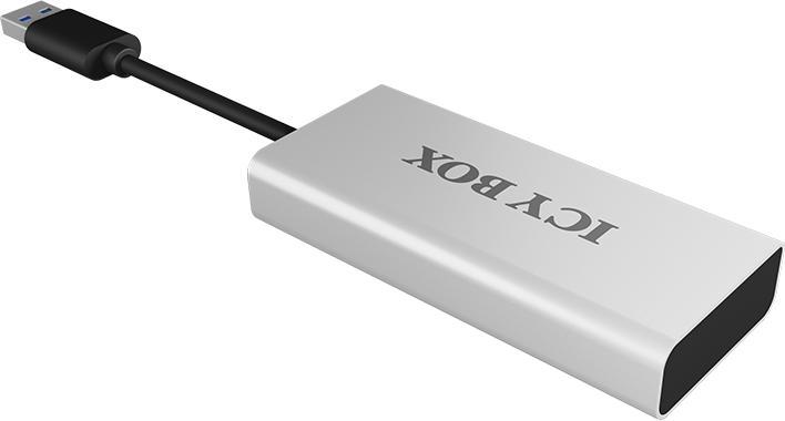 Actual product image Icy Box Raidsonic IB-AC6104 4 new USB 3.0 devices (USB-A, 4 Ports)