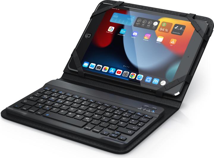 Produktbild Aplic Tablet Tastatur, Bluetooth-Keyboard, 9-10" Tablets Kunstledercase für den Transport (DE, Tablets 9"-10")