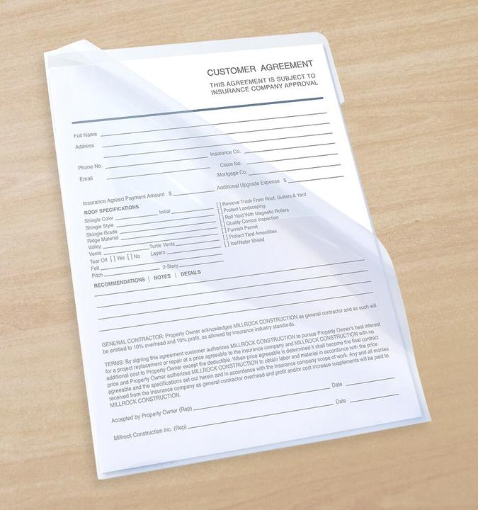 Immagine prodotto Oxford Scatola da 100 cartelline a L Slid'In A4 PVC 140µ liscio rigido Bianco (A4, 1 x)