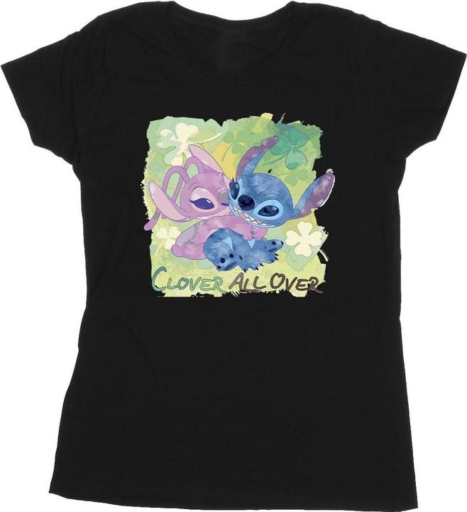 Produktbild Disney Lilo And Stitch St Patrick's Day Clover TShirt (S)