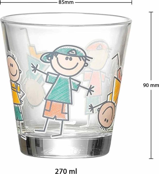 Actual product image Ritzenhoff & Breker Trinkgläser Boys & Girls BEST FRIENDS (0.27 l, 6 x)