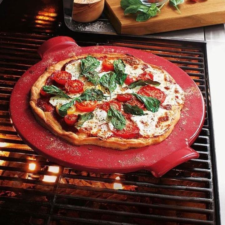 Produktbild Emile Henry Pizzastein Ø 36.5 cm Rund, Rot