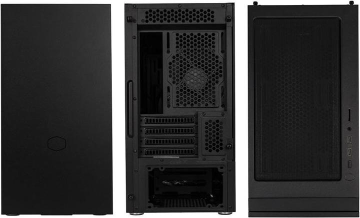 Actual product image Cooler Master PC case Silencio S400 TG (mATX, Mini-ITX)