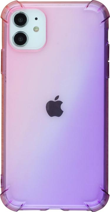 Image du produit PhoneLook Coque Bumper Rainbow Silicone anti-choc avec bords protégés rose (Realme 12 Pro+, Apple iPhone 12)