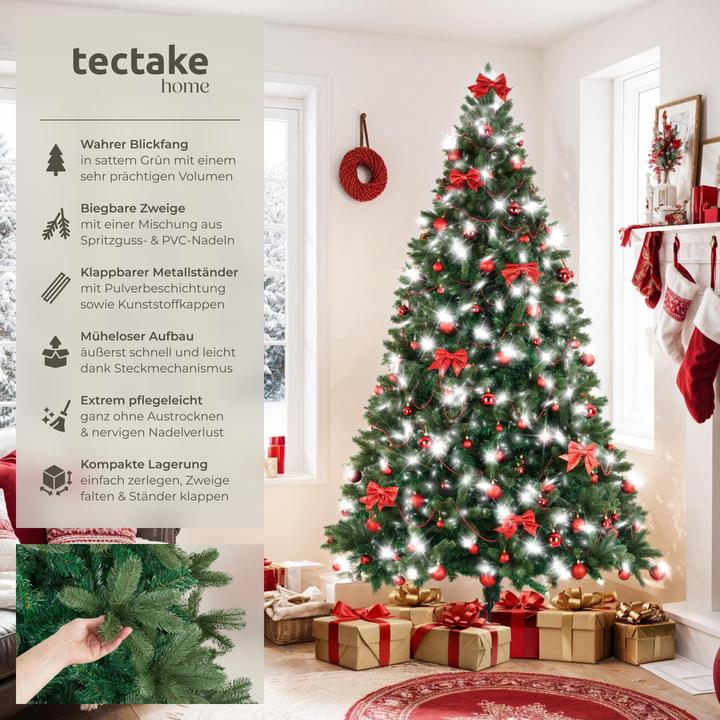Produktbild tectake Künstlicher Weihnachtsbaum Prancer, Spritzgussnadeln