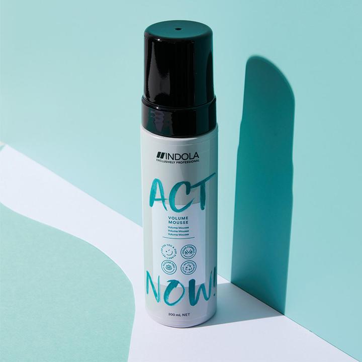 Actual product image Indola ACT NOW! Volume Mousse (200 ml, Volume foam)