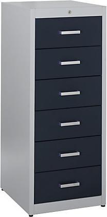 Actual product image Mauser Card index cabinet, bow handles (55.5 x 60 x 135 cm)