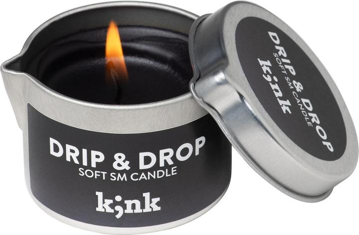 Productafbeelding Amorelie Drip & Drop SoftSM kaars in zwart
