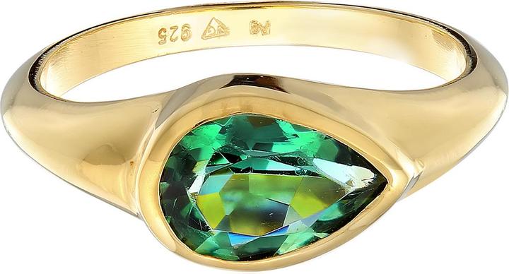 Produktbild Elli PREMIUM Ring Siegelring Quartz 925 Silber (54, 925 Silber)