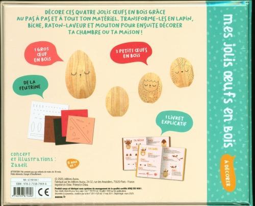 Immagine prodotto Ma pochette d'artiste / Mes Jolis Oeufs En Bois à décorer