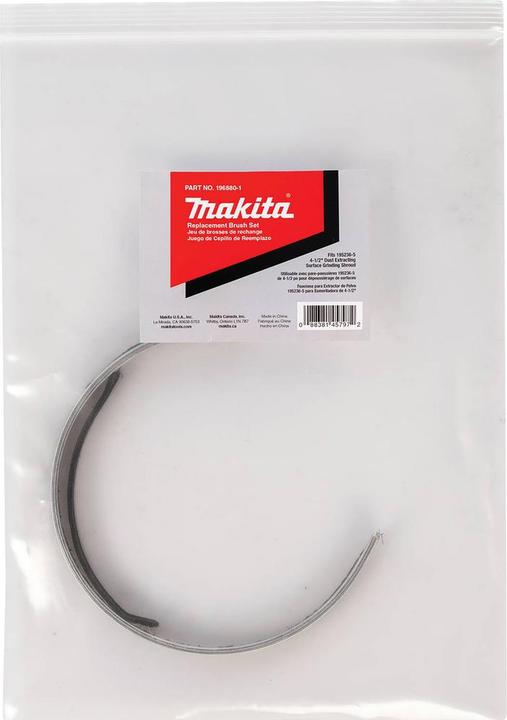 Immagine prodotto Makita Kit spazzole di ricambio per cuffie aspirazione 115/125 mm