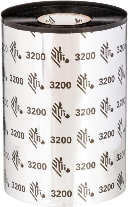 Actual product image Zebra Ribbon Wax/Resin, 110mm x 450m (11 cm, Black)