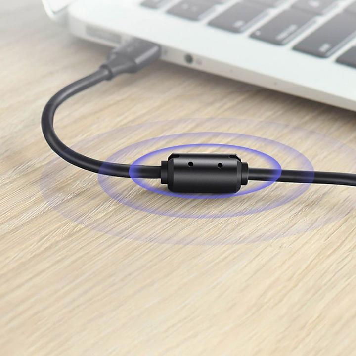 Productafbeelding Ugreen US135 USB 2.0 AB printerkabel 5m - zwart (5 m, USB 2.0)