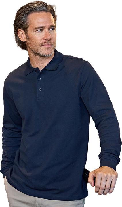 Image du produit Tee Jays Mens Luxury Stretch Polo à manches longues (M)