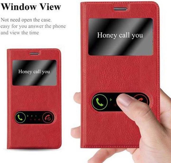 Produktbild Cadorabo Book mit View Doppelfenster Cover (Samsung Galaxy Note 3)