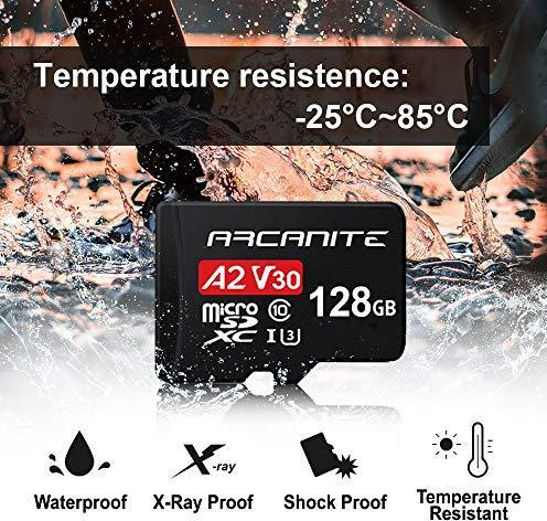 Produktbild Arcanite 128 GB microSDXC-Speicherkarte (128 GB, microSDXC, U3, UHS-I)