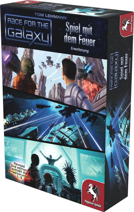Immagine prodotto Pegasus 53023G - Race for the Galaxy: Playing with Fire, età 12+ (IT espansione 1-3) (Tedesco)