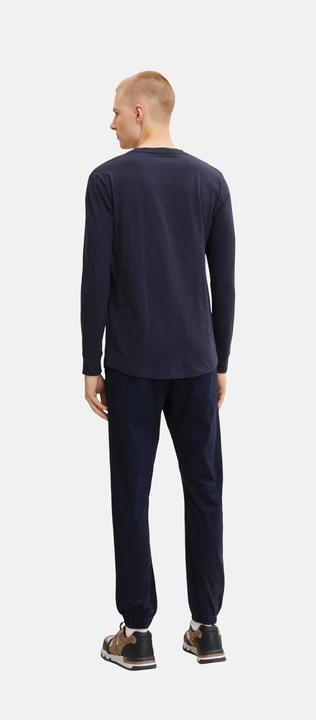 Produktbild Tom Tailor Longsleeve Unifarbenes Langarmshirt mit Rundhalsausschnitt (XL)