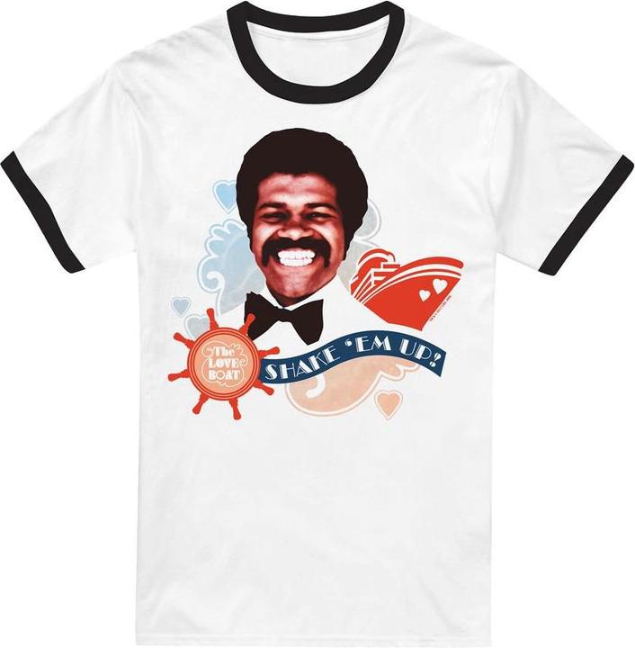 Actual product image The Love Boat Unisex Adult Shake Em Up T-Shirt (XXL)