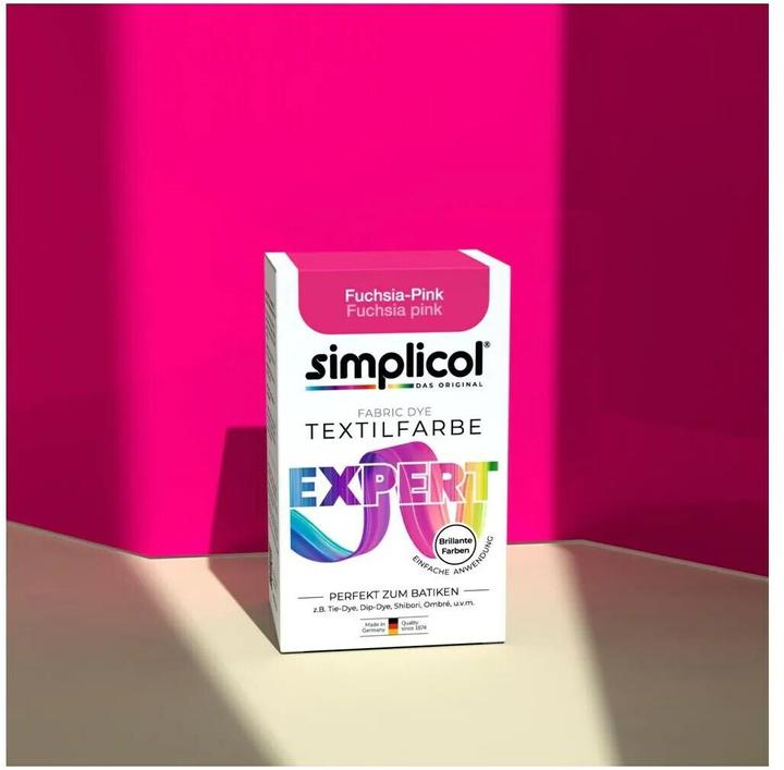 Produktbild Simplicol Textilfarbe expert (fuchsiapink, 150 ml)