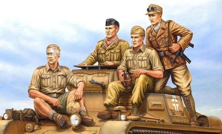 Produktbild Hobby Boss German Tropical Panzer Crew