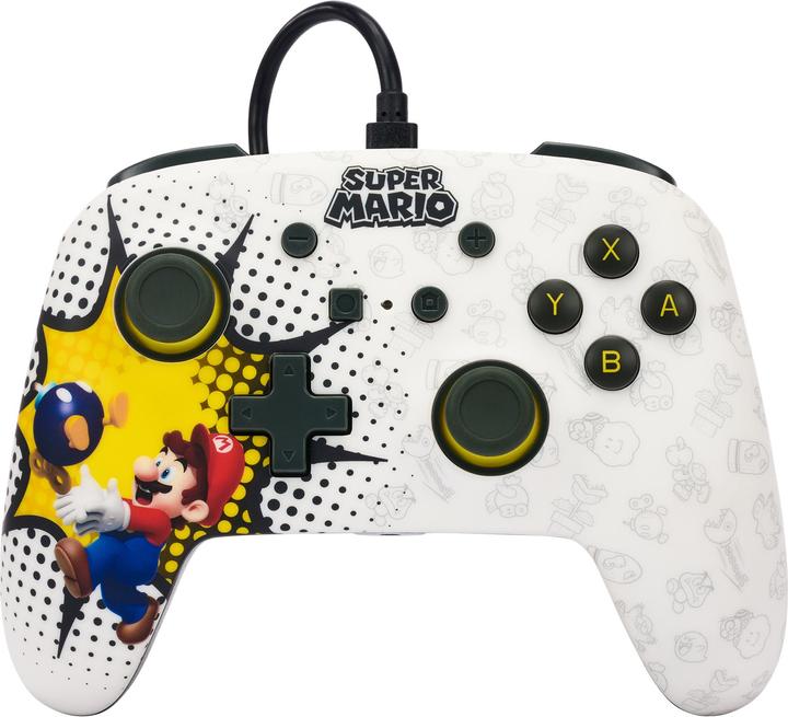 Immagine prodotto PowerA Controller cablato migliorato per Nintendo Switch - Bob-omb Blast (Switch)