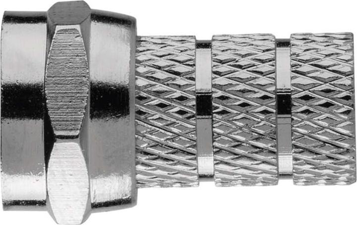 Produktbild Emos Konnektor F-Stecker für Koaxialkabel 3C2V, 10 Stk. (Antennenkabel)