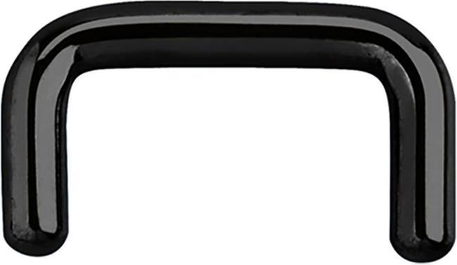 Immagine prodotto Star Piercing Anello del setto U nero (senza ottone, Acciaio chirurgico 316L)
