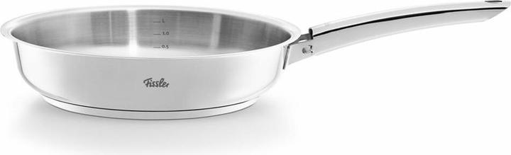 Actual product image Fissler Frying pan CRISPY STEELUX PRO 24 cm (24 cm, Saucepan, Stainless steel)