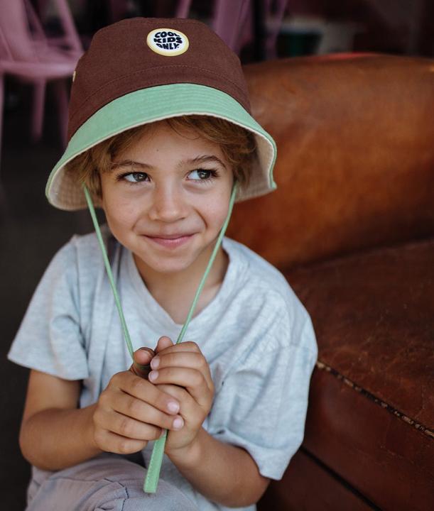 Produktbild Hello Hossy Mini Tree Bucket Hat - Braun / Grün (49, 51, 50 C, 52 C, 48 C)
