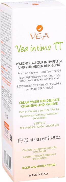 Actual product image VEA Intimo TT crème nettoyant crème (75 ml, Intimate washing lotion)